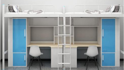 KS大学宿舍上床下桌尺寸及图片